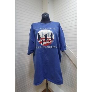 Vintage American T-shirt‎ Mens XL Dog is Good Bark for America